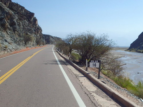 16 km, more or less, to Cafayate.